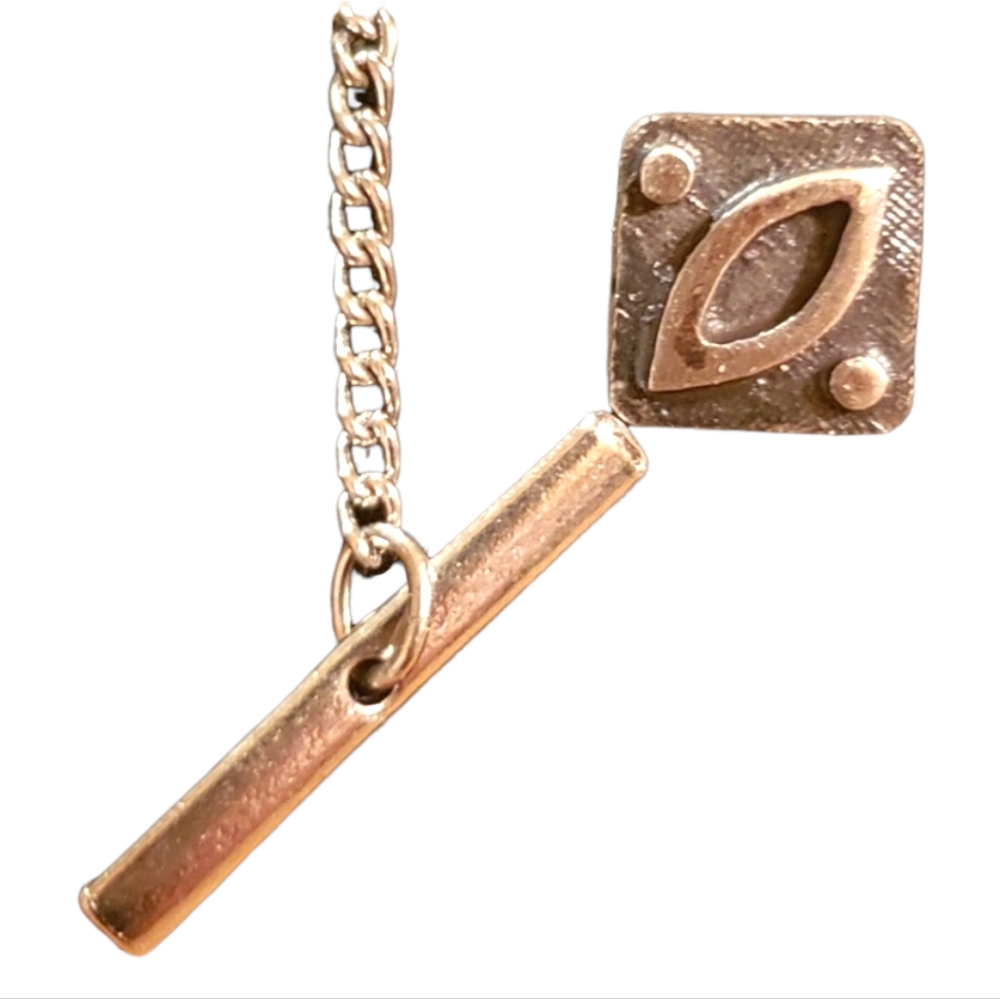 Vtg Silver Tie Tack